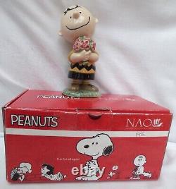 Nao by Lladro Daisa Porcelain Figure Charlie Brown Snoopy Peanuts 0532 Boxed 8