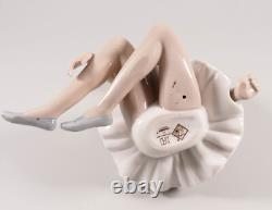 Nao by Lladro Daisa Spain Porcelain Figurine Sitting Ballerina in Tutu Height 15.5cm