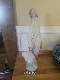 Nao by Lladro Don Quixote With Sword 11.5