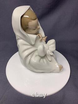 Nao by Lladro Figure, Baby Wrapped in a Blanket,'All Bundled Up' 1340