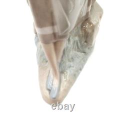 Nao by Lladro Girl Sitting On the Rock With Jug 24.2 cm (9.5) Porcelain Figure