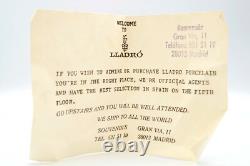 Nao by Lladro Girl with Bouquet Nina Con Ramo 348 IOB Excellent Condition