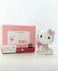 Nao by Lladro Hello Kitty Sitting Down Pink ribbon Doll Figure