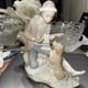 Nao by Lladro Lesson for the Dog #140 Boy with Pup Jos&eacute; Luis Santes Martinez VTG