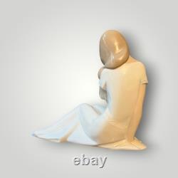 Nao by Lladro Light Of My Days Figurine 1446 Spain Glossy Porcelain Vintage