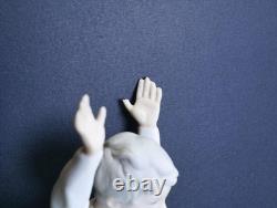 Nao by Lladro Porcelain Figurine Children, Dog on Seesaw, Matte Finish