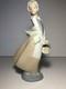 Nao by Lladro Porcelain Figurine Girl with Basket # 4834
