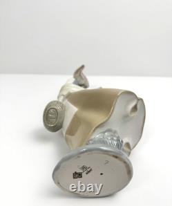 Nao by Lladro Porcelain Figurine Girl with a Basket Handmade in Spain 1980s