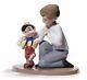 Nao by Lladro Porcelain Pinocchios First Steps Figurine Ornament 14cm 02001678