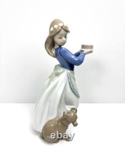 Nao by Lladro Puppy's Birthday Porcelain Figurine Handmade in Spain 1980s