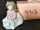 Nao by Lladro young lady with a hat. Original box. Free shIpping