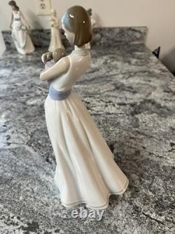 New Lladro Nao The Light of My Life 1413 Mother Holding Baby Daugher Son 15Tall