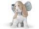 New Nao By Lladro Puppy Present Figurine #1349 Brand Nib Dog Ribbon Save$$ F/sh