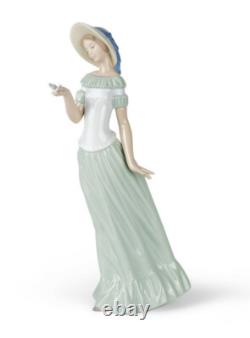New Nao By Lladro The Butterfly's Dance Lady #1398 Brand Nib Nature Save$$ F/sh