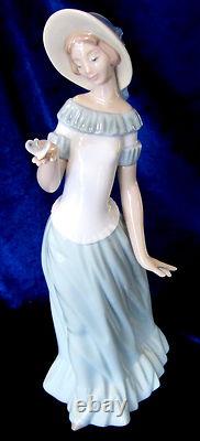 New Nao By Lladro The Butterfly's Dance Lady #1398 Brand Nib Nature Save$$ F/sh