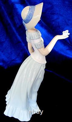 New Nao By Lladro The Butterfly's Dance Lady #1398 Brand Nib Nature Save$$ F/sh