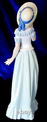New Nao By Lladro The Butterfly's Dance Lady #1398 Brand Nib Nature Save$$ F/sh