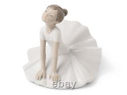 New Nao By Lladro Thinking Pose Girl Figurine #1612 Brand Nib Ballerina F/sh
