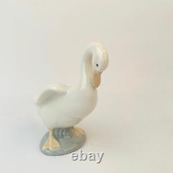 Pair Lladro Nao white duck figurines 1978 Daisa geese porcelain figures