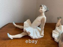 Pair of Lladro Nao Ballerina Figurine Vintage Balletcore Porcelain Made in Spain