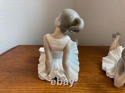 Pair of Lladro Nao Ballerina Figurine Vintage Balletcore Porcelain Made in Spain