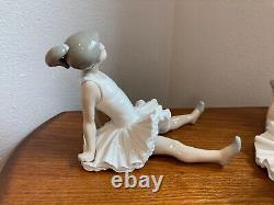 Pair of Lladro Nao Ballerina Figurine Vintage Balletcore Porcelain Made in Spain