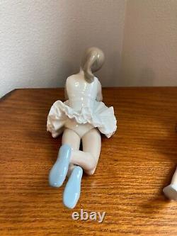 Pair of Lladro Nao Ballerina Figurine Vintage Balletcore Porcelain Made in Spain