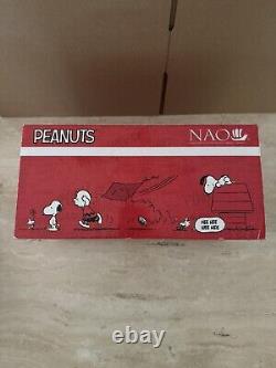 Peanuts NAO By Lladro Snoopy & Woodstock Porcelain Figure With Box New