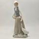 Porcelain Figurine NAO by Lladro Decoration Girl with Goose 24cm Decoration