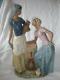 RARE Large Lladro Nao Gres Figure Group Talking Women at Well #0178 Retired