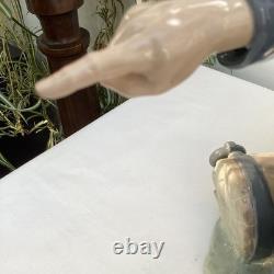 RARE Large Nao by Lladro Figurine Waiting For The Fisherman #699