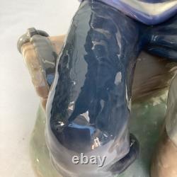 RARE Large Nao by Lladro Figurine Waiting For The Fisherman #699