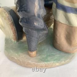 RARE Large Nao by Lladro Figurine Waiting For The Fisherman #699