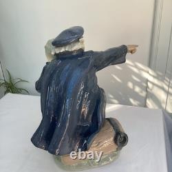 RARE Large Nao by Lladro Figurine Waiting For The Fisherman #699