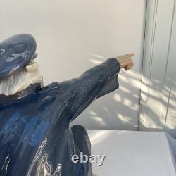 RARE Large Nao by Lladro Figurine Waiting For The Fisherman #699