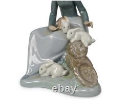 RARE Lladro & Nao By Lladro Porcelain Figurines Glossy Finish Set Of Two