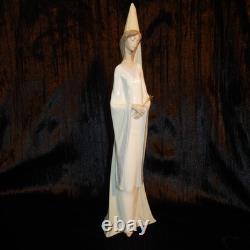 RARE Medieval Fairy Princess Tall Queen 1996 Wand 1241 NAO By Lladro Fantasy
