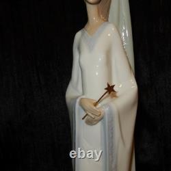 RARE Medieval Fairy Princess Tall Queen 1996 Wand 1241 NAO By Lladro Fantasy