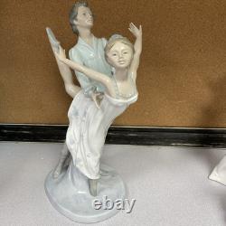 RARE VINTAGE 1983 NAO LLADRO DANCING on a CLOUD BALLET COUPLE FIGURINE SPAIN
