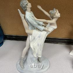 RARE VINTAGE 1983 NAO LLADRO DANCING on a CLOUD BALLET COUPLE FIGURINE SPAIN