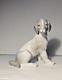 RARE Vintage NAO by Lladro Matte Dog Sitting Figure