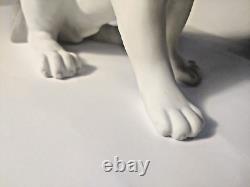 RARE Vintage NAO by Lladro Matte Dog Sitting Figure