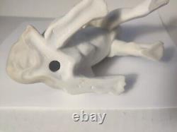 RARE Vintage NAO by Lladro Matte Dog Sitting Figure