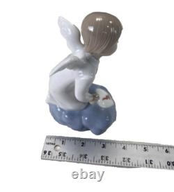 RETIRED RARE NAO LLADRO 1443 IT'S FOR YOU Angel Painting on Cloud Figurine