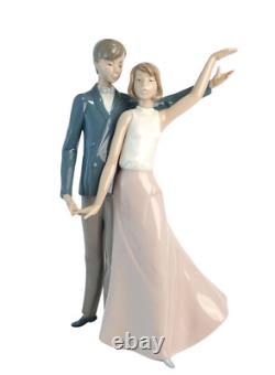 RETIRED Vtg Large Nao by Lladro Dance for Two Lovers #01211 With Box READ RARE