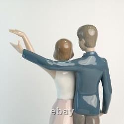 RETIRED Vtg Large Nao by Lladro Dance for Two Lovers #01211 With Box READ RARE