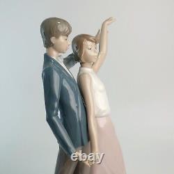 RETIRED Vtg Large Nao by Lladro Dance for Two Lovers #01211 With Box READ RARE