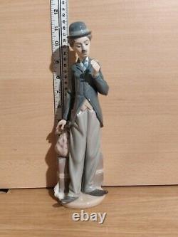 Rare Lladro Charlie the Tramp Charlie Chaplin figure/ figurine with Cane #5233