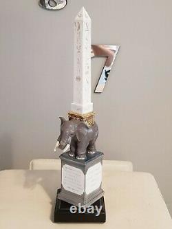 Rare Lladro Elephant Pulcino Obelisk Enamels Right Rp £370.00. Retired 2015 Bnib