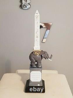 Rare Lladro Elephant Pulcino Obelisk Enamels Right Rp £370.00. Retired 2015 Bnib